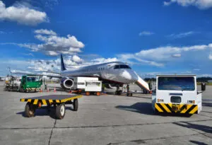 aircraft maintenance on ground